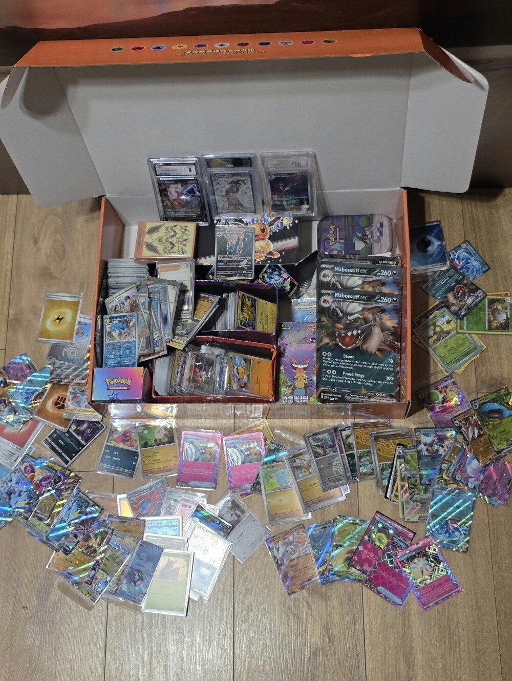 Trading Card Game Slab Holo Collection Pokemon Lot